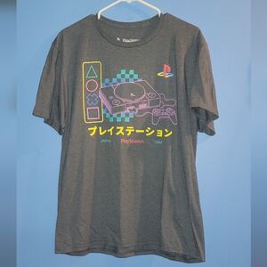 Sony PlayStation Graphic Tee - Gray